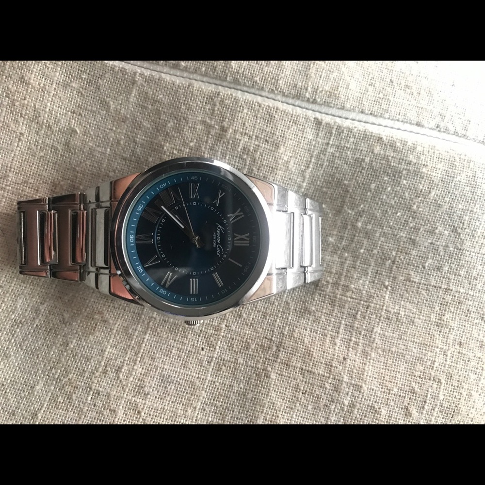 Kenneth Cole Silver Mens Watch